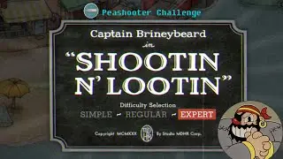 Cuphead Peashooter Expert Challenge - Captain Brineybeard