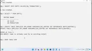 Insertion and Deletion Rules Between Parent and Child Table in Oracle SQL - Day 28