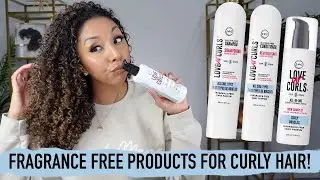 NEW Fragrance Free Products for Curly Hair! LUS! | BiancaReneeToday