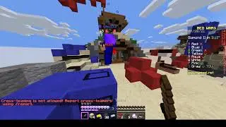 bed wars but i secretly use a auto clicker