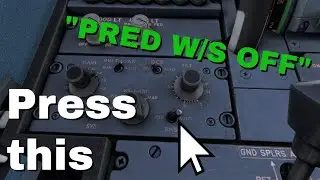 Fenix A320 PRED W/S OFF message | MSFS2020