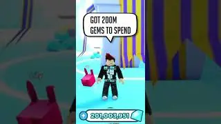SPENDING 200M GEMS IN PET SIM X 💎💎💎 AND THIS HAPPENED #shorts