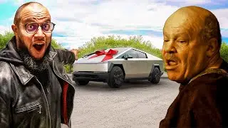 Pred Thinks he Won a Tesla Cybertruck, Gets Busted Instead