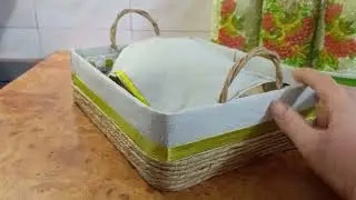 #21 Не выбрасывайте коробки/Хлебница из коробки своими руками / Красота из мусора
