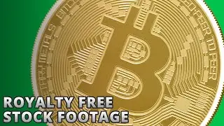 Bitcoin Royalty Free Stock Footage - Motion Graphics - Green Screen - HD