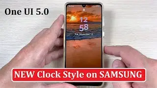 How to Change the Clock for Lock Screen on Samsung Galaxy A33, A53 & A73