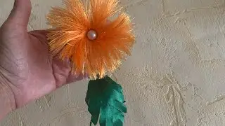 Diy лёгкий цветок из ленты