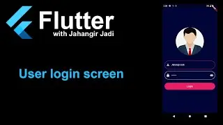 Create User login screen | UI design | Flutter | Part 1