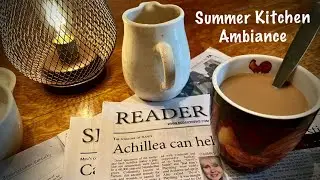 ASMR Request/Summer Kitchen Ambiance (No talking) 1 hour of kitchen sounds/Use headphones.