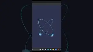 Atom animation using html and css | 