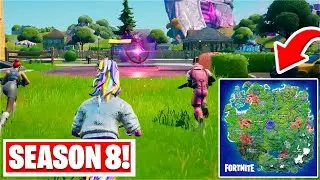 Fortnite Season 8 Gameplay! Map Changes + NEW Skins!