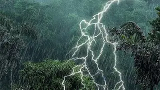 2 Hours of Night Rain Sounds - Relaxing Rain Sound for Sleeping, Study, Relax and Meditation