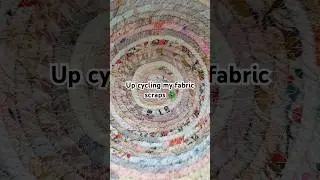 Up cycle your fabric scraps into a beautiful rope bowl - tutorial coming soon
