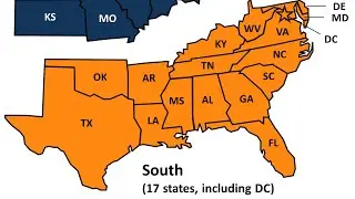 Which USA State is the most Southern?