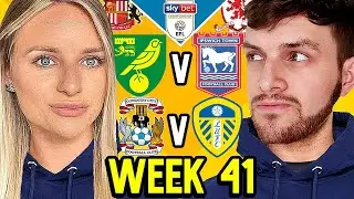 CHAMPIONSHIP PREDICTIONS WEEK 41