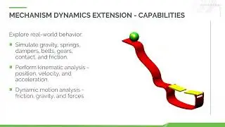 Kinematic and Dynamic Motion Analysis in CAD