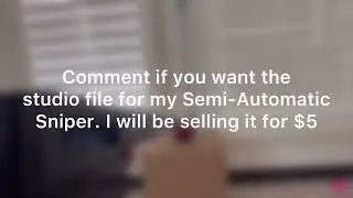 LEGO Semi-Auto Sniper Studio File For Sale