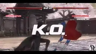 Dead or Alive 5 Last round Hitomi (superheroine) vs Phase 4