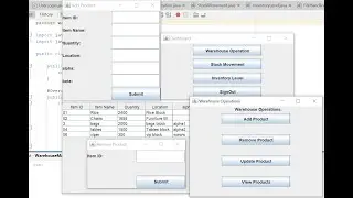 Simple OOP project display || can create it for you for assignments or projects || JAVA OOP Project