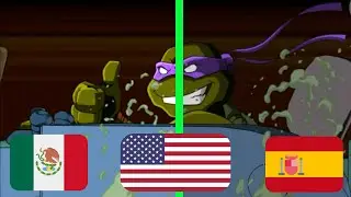 TMNT 2003 intro language comparison
