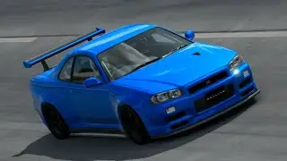 Gran Turismo 7: 785HP R34 GTR fully upgraded customization & drag