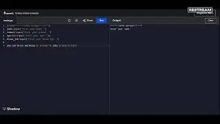 Python Programiz Compiler for Beginners Live Stream (Live stream for July 3)