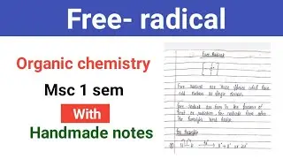 free-radical | msc 1sem