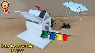 Inspire Award Project | Automatic कपड़ो को बारिश से बचाएगा | State level science Project