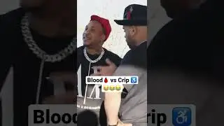 Blood versus Crip #orlandobrown #razb #badboystexas #viral