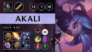 Akali Mid vs Jayce: Godlike - KR Grandmaster Patch 14.16