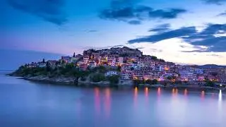 Old Town of Kavala | Sunset Timelapse