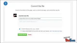 Setting up a GitHub web site
