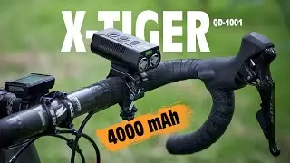 Велосипедная фара X-Tiger QD-1001 с повербанком на 4000 mAh