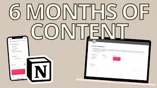 This free Notion template helped me plan 6 months of content in 1 day.