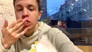 ПРОБУЕМ СЕНДВИЧ С АЛИНОЙ / ИЛЬЯ УГОСТИЛ МЕНЯ  /  ВКУСНО