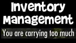 Inventory Management In Video Games. (Camel Considers)