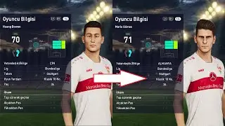 PES 2020/2021 - Yeni Oyuncu Oluşturma - Creating a New Player