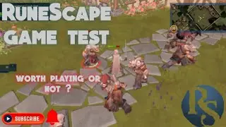 RuneScape MOBILE GameTest /// worth playing or not ???