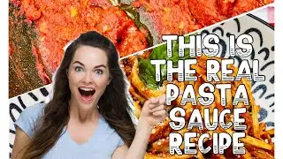 This is the real pasta sauce recipe