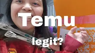 I shopped Temu! online shopping  my 1st order (are they legit?)