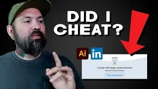 I took the Linkedin Adobe Illustrator Skills Assessment