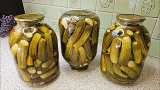 Crispy CUCUMBERS for the winter without sterilization At least roll up 100 cans!