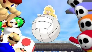 Super Mario 64 Bloopers: Shy Guy Volleyball