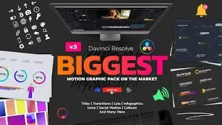 1220+ Motion Graphic Pack for Davinci Resolve