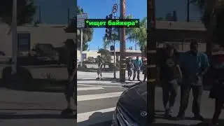The guy was lucky this BIKER GIRL was there! 🏍️🤯