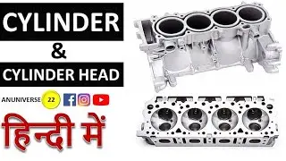 Basic Components of Automobile Engine || IC Engine || Engine Parts