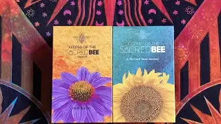 Journey and Keeper of the Sacred Bee Tarot Decks ~ Side by Side