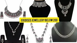 best affordable oxidised jewellery below 200//with price//link in description
