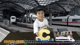 The Alphabet Train | Learn the Letter C | Fun ABC Learning with Lego Train for Kids