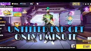 UNLIMITED EXP GET ONLY 1 MINUTE🤯🤯FREE FIRE NEW LEVEL GLITCH💯|| FREE FIRE NEW GLITCH || ROMAN777GAMER